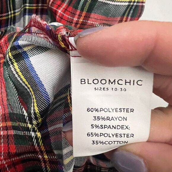 Bloomchic Plaid Midi Dress - Picture 7 of 8